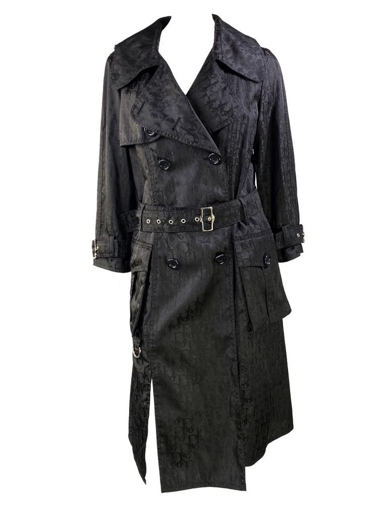 Dior monogram coat on sale