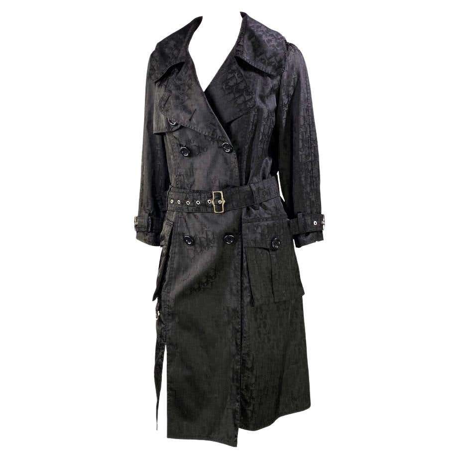 F/W 2005 Christian Dior by John Galliano Black Diorissimo Monogram ...