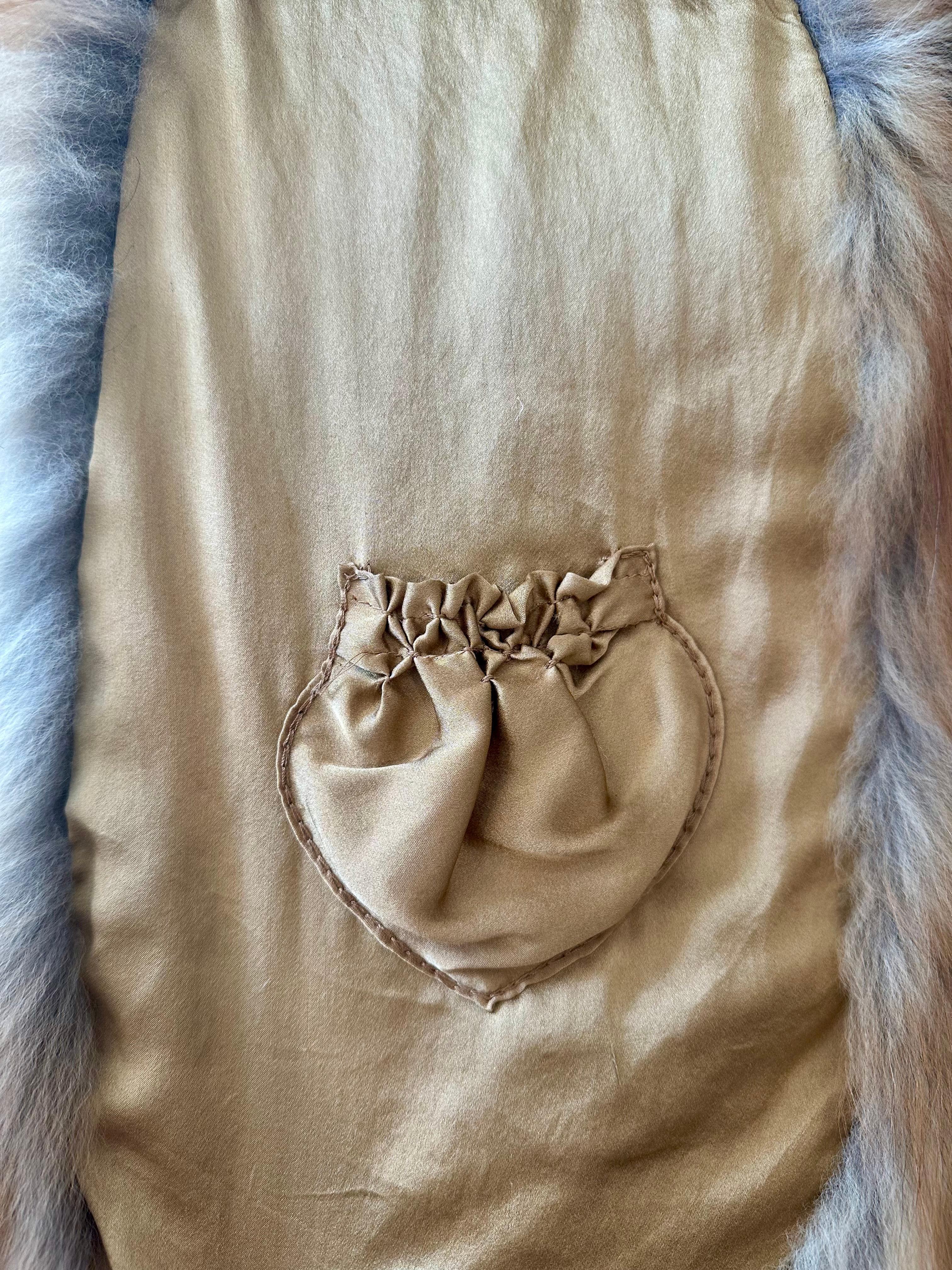 F/W 2005 Christian Dior by John Galliano Runway Red Fox Fur Large Wrap Stole 4