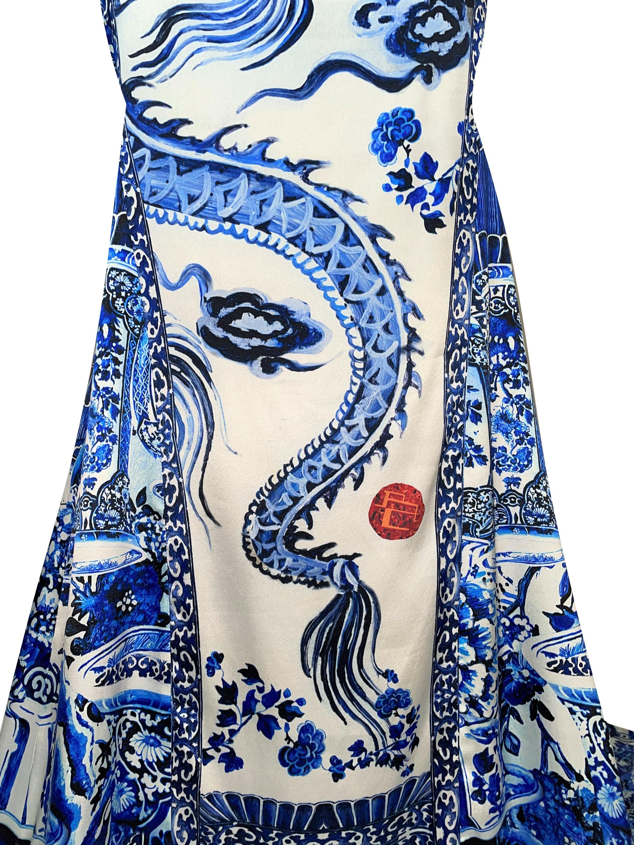 chinoiserie gown