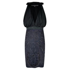 F/W 2005 Vintage Gucci Embellished  Silk Black Dress