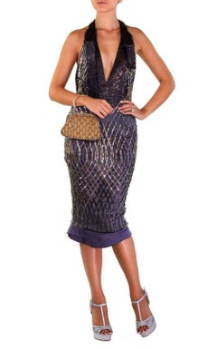 F/W 2005 Vintage GUCCI Sequin Embellished Dress by Alessandra Facchinetti