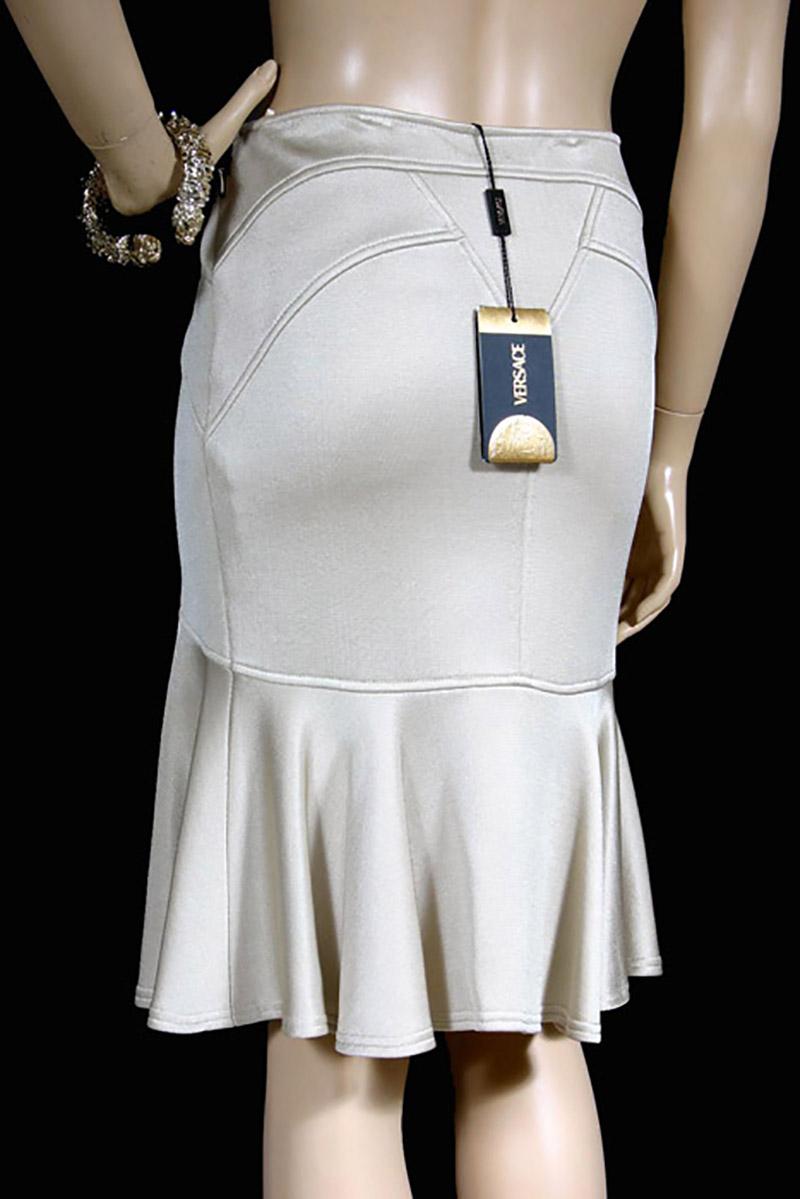 versace white skirt