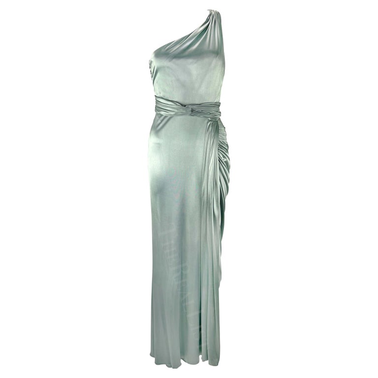 altrd state blue dress Never Worn Marmar Halim Blue Long Sleeve Draped Crepe Gown