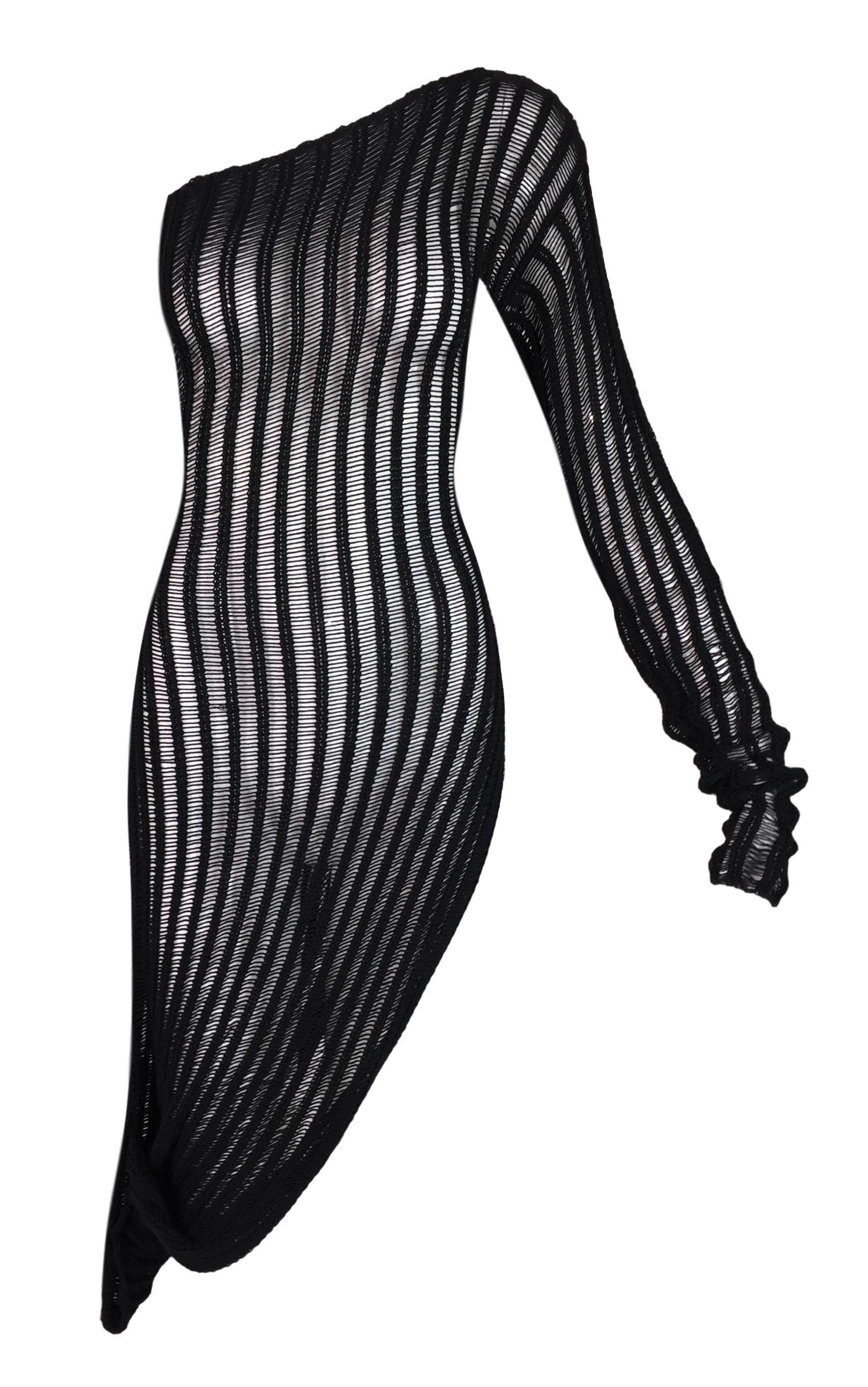DESIGNER: F/W 2008 Maison Martin Margiela

Please contact for more information and/or photos.

CONDITION: Good- light wear- no holes or stains

FABRIC: 100% cotton

COUNTRY MADE: Italy

SIZE: Small- has a lot of stretch!

MEASUREMENTS; provided as a