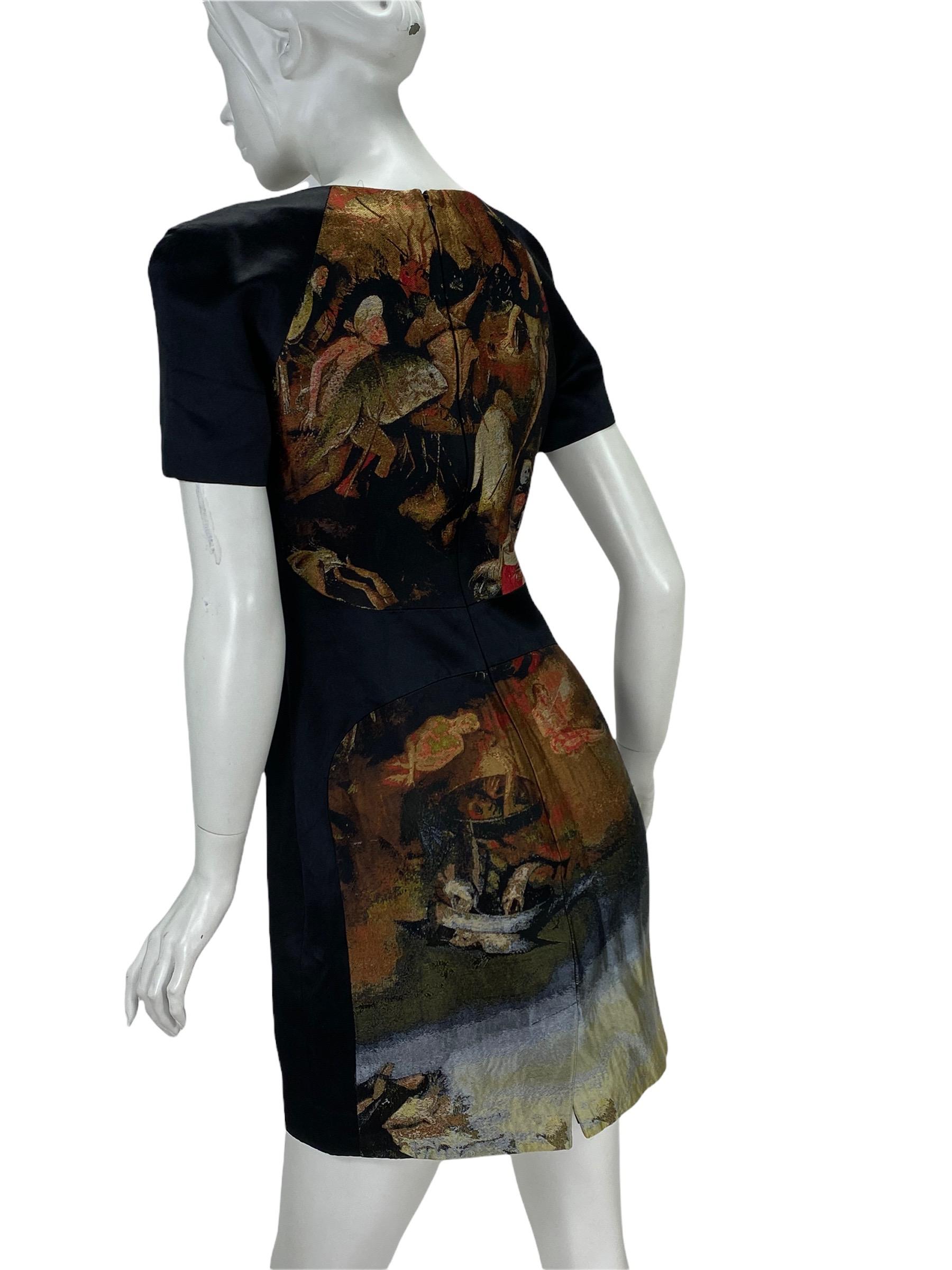 F/W 2010 Alexander McQueen 'HIERONYMUS BOSCH' Kleid ANGELS & DEMONS Kollektion Damen