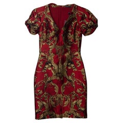 ALEXANDER MCQUEEN Laser-cut patent-leather and lace dress at 1stDibs ...