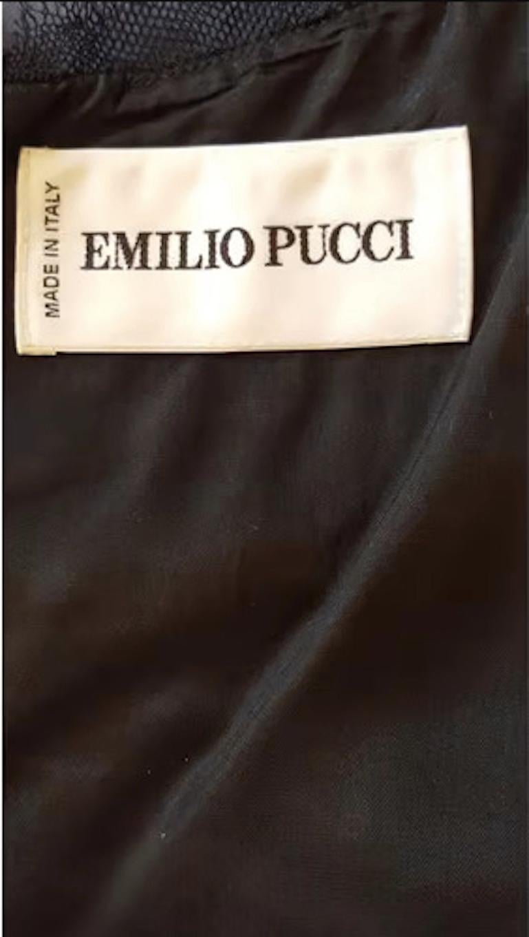 H/W 2011 Look#38 Emilio Pucci Kleid mit Goldstickerei im Angebot 2