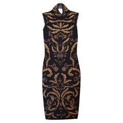 H/W 2011 Look#38 Emilio Pucci Kleid mit Goldstickerei