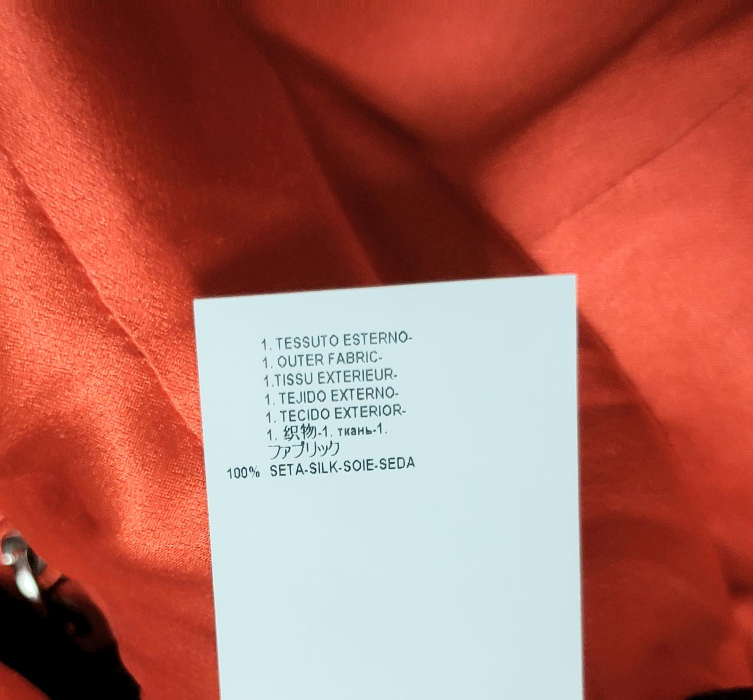Versace - Robe en maille de soie orange, look n° 26, automne-hiver 2012, taille 38 - 2 en vente 8