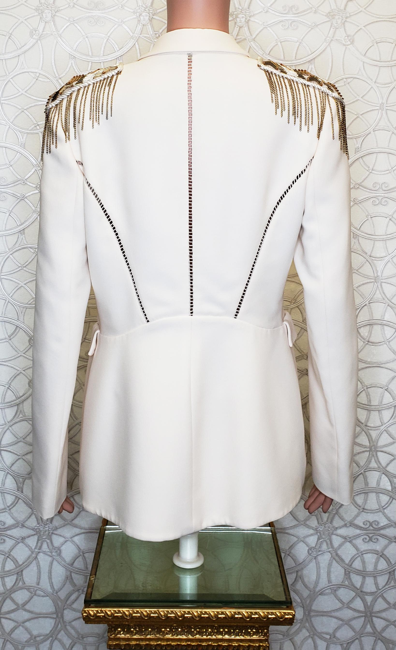 Blazer en soie orné de cristaux VERSACE 38 - 2, collection A/H 2014 L n° 47, vu sur Jen en vente 6