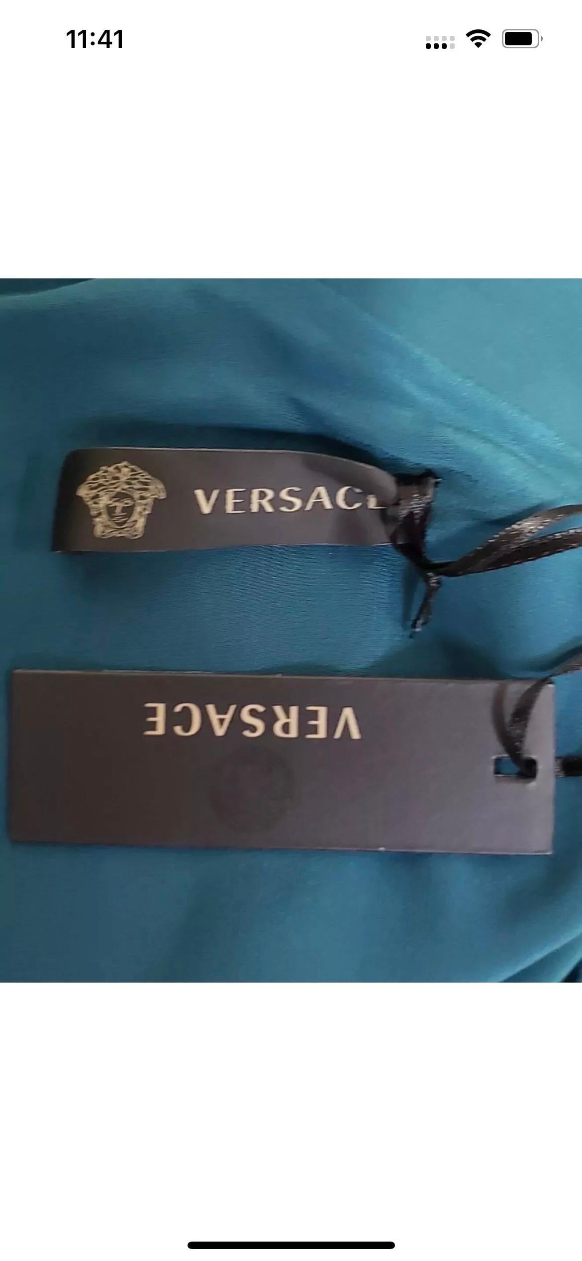 F/W 2014 Look #37 Versace Military Inspired Mini Dress 38 - 2 For Sale 3
