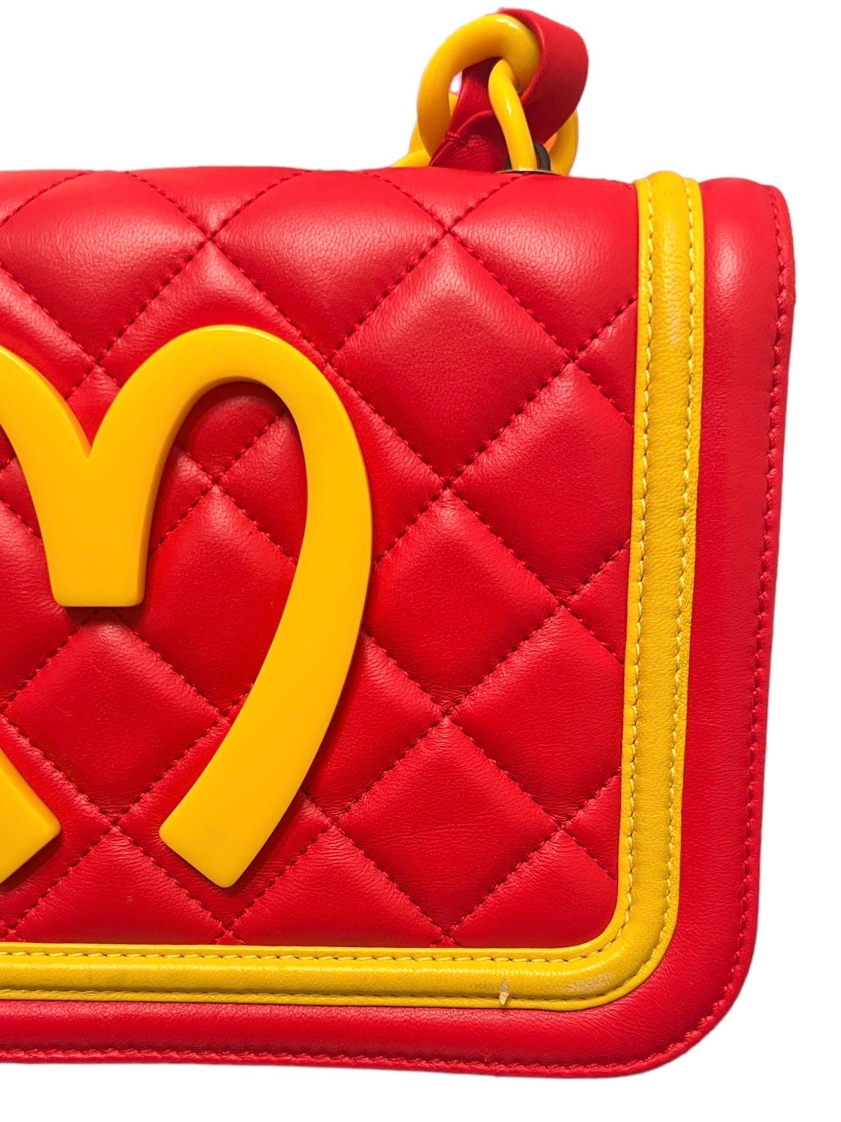 F/W 2014 Moschino McDonalds Runway Fast Food Leather Crossbody Bag 10