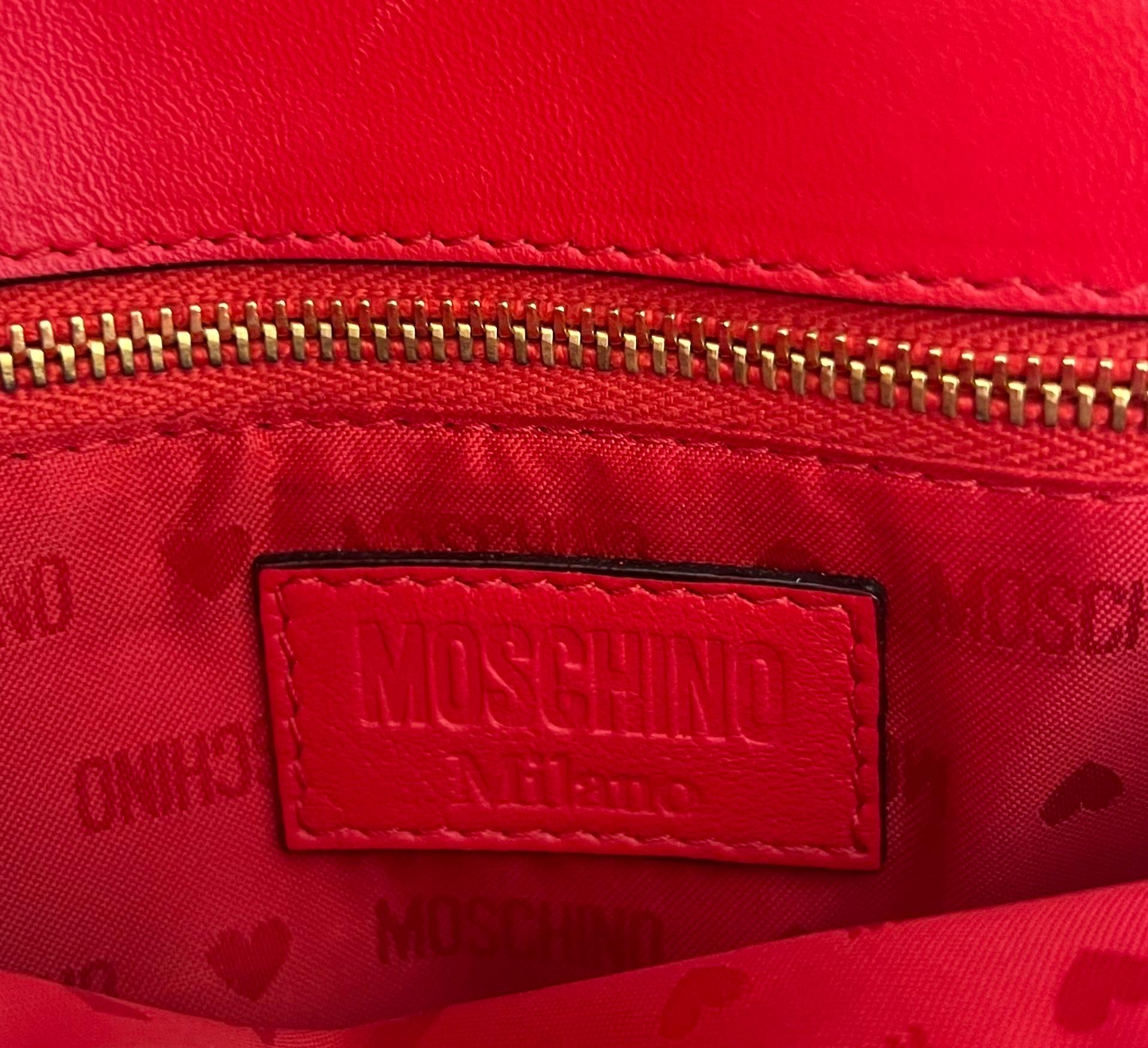 F/W 2014 Moschino McDonalds Runway Fast Food Leather Crossbody Bag 5