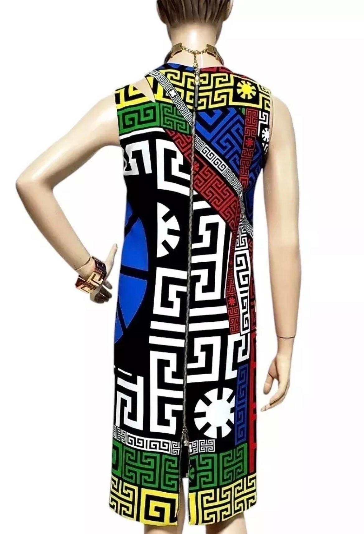 Women's F/W 2015 Look #21 Versace #Greek Dress 40 - 4 For Sale