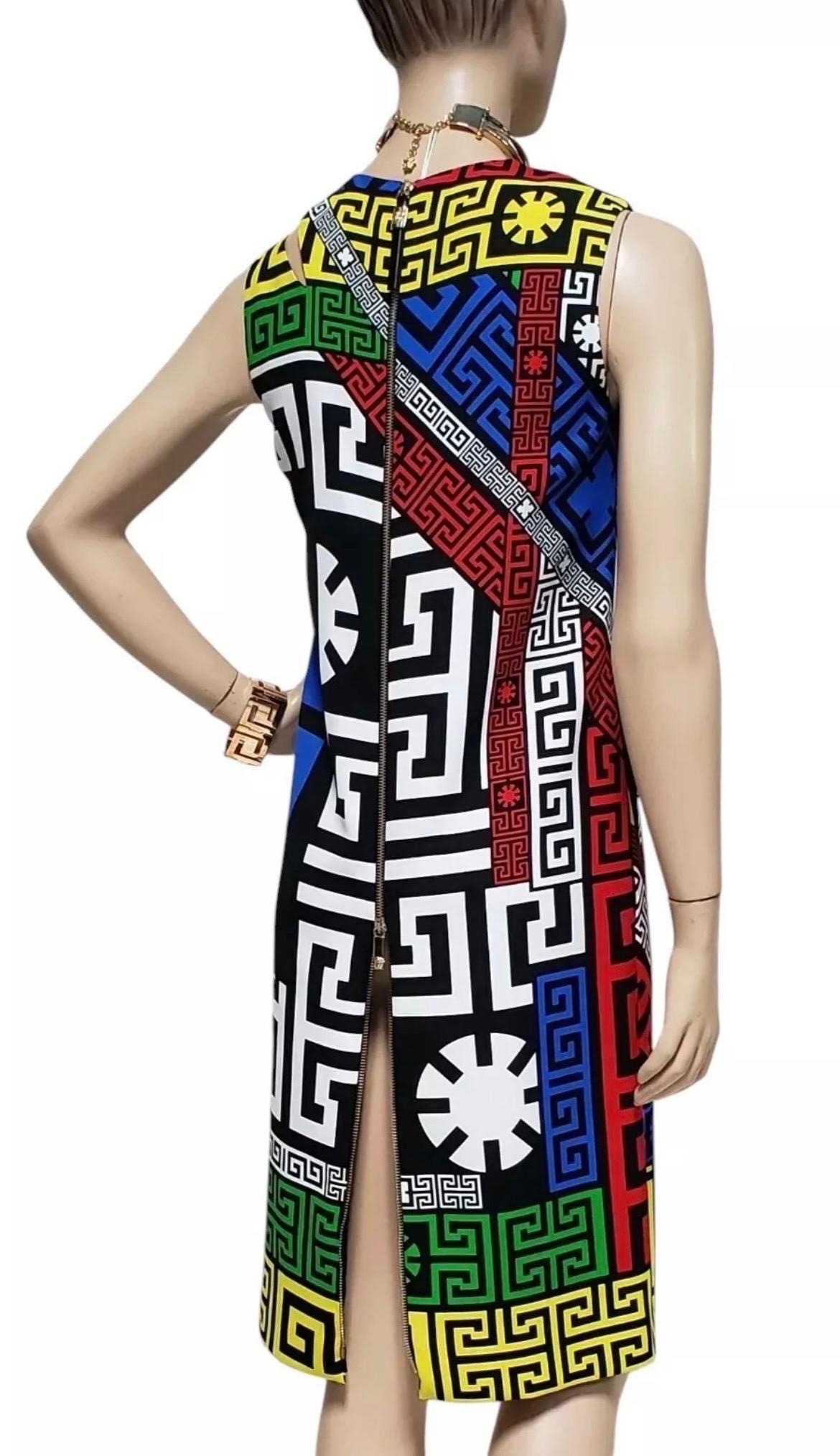 F/W 2015 Look #21 Versace #Greek Dress 40 - 4 For Sale 1
