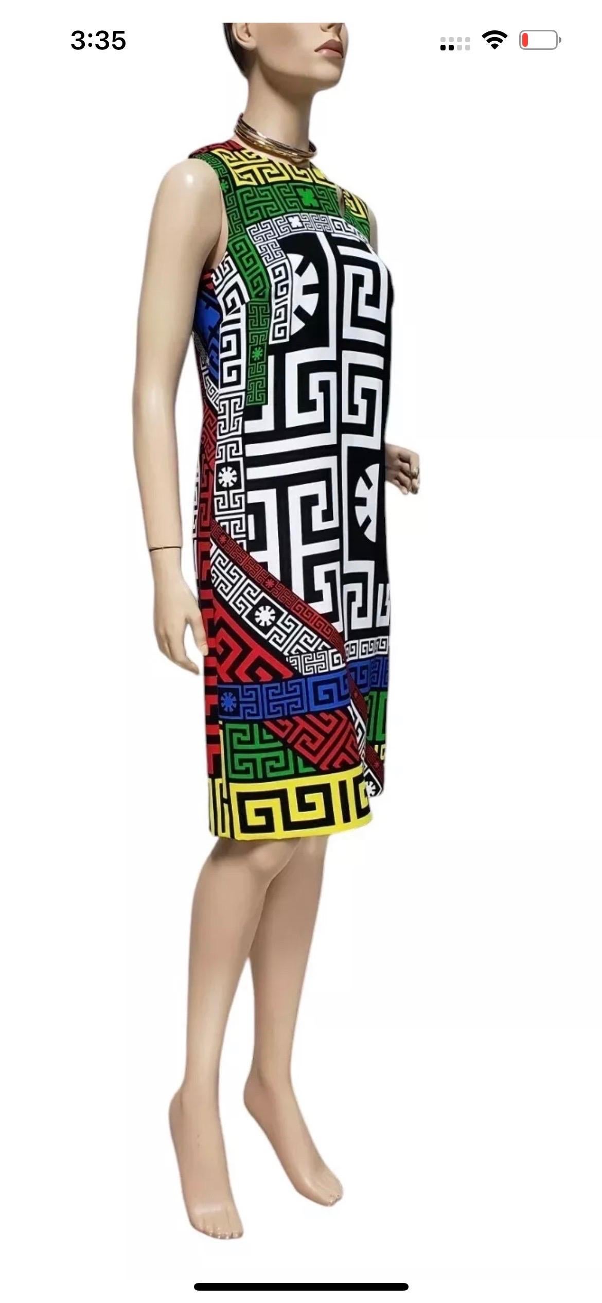 F/W 2015 Look #21 Versace #Greek Dress 40 - 4 For Sale 2
