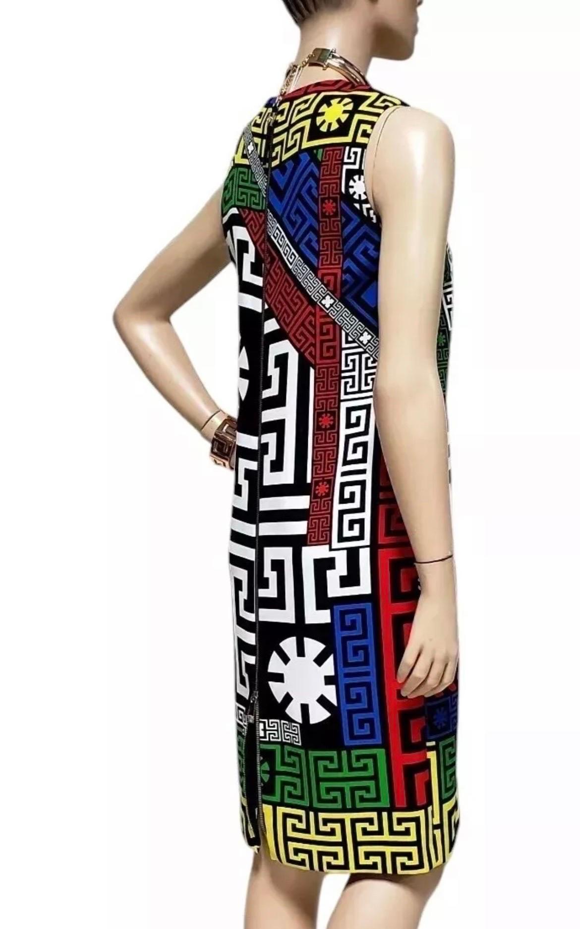 F/W 2015 Look #21 Versace #Greek Dress 40 - 4 For Sale 3