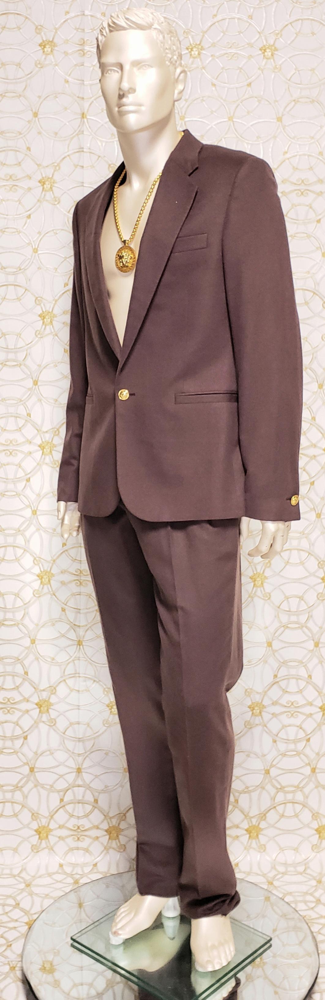 versace silk suit