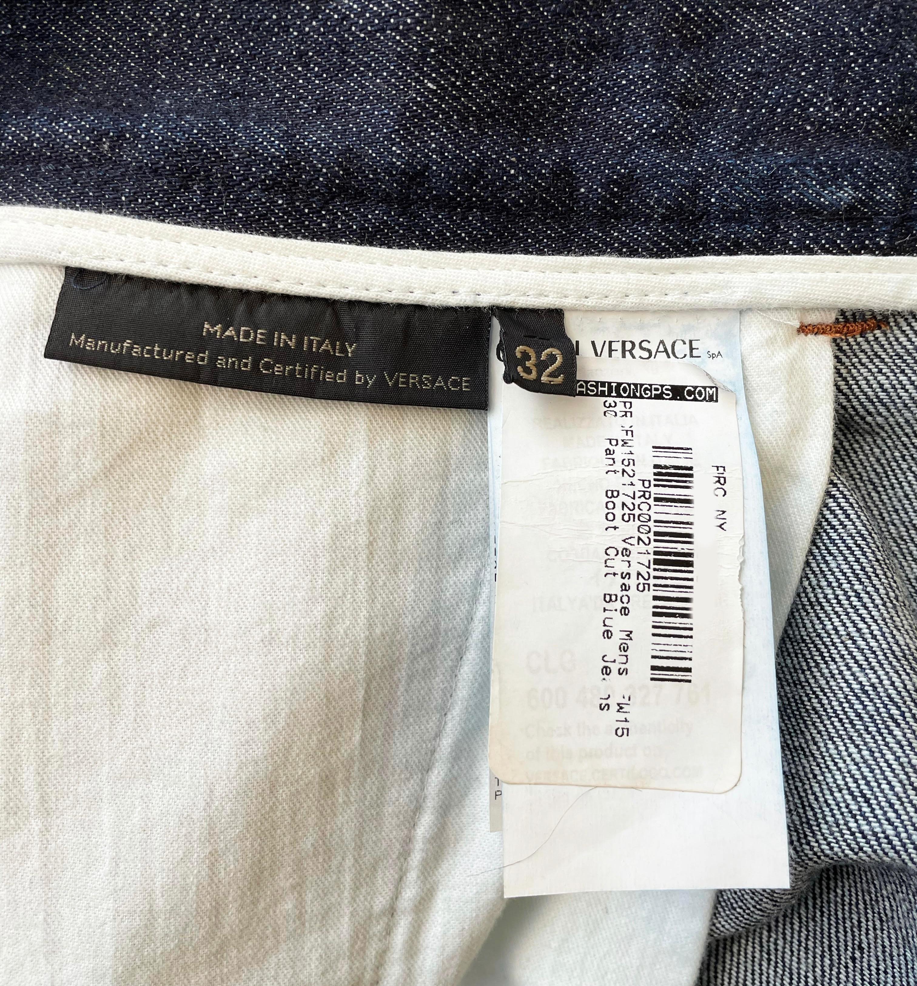 Look A/I 2015 #30 NUOVO SUIT VERSACE JEANS in vendita 6