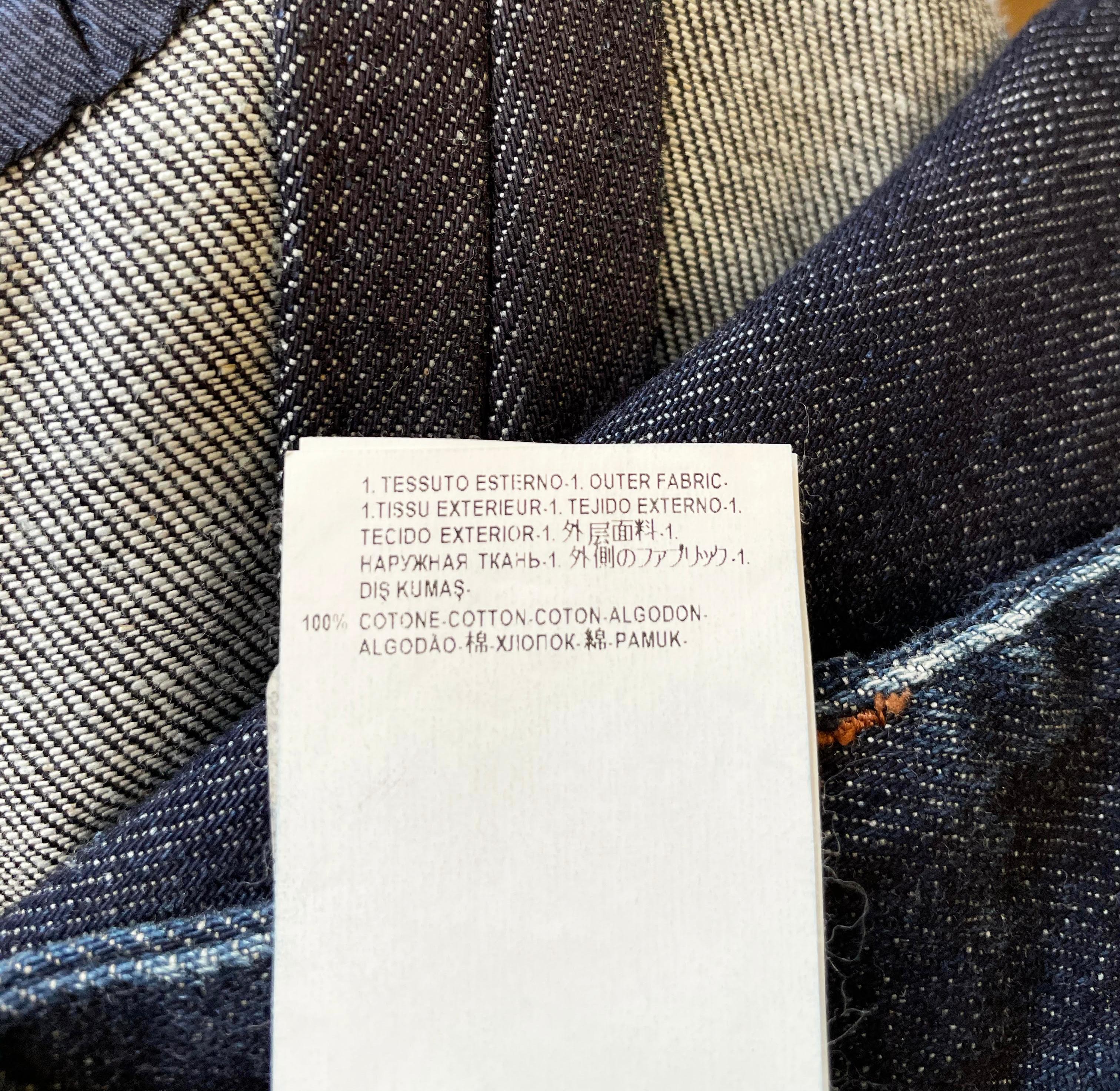 Look A/I 2015 #30 NUOVO SUIT VERSACE JEANS in vendita 7
