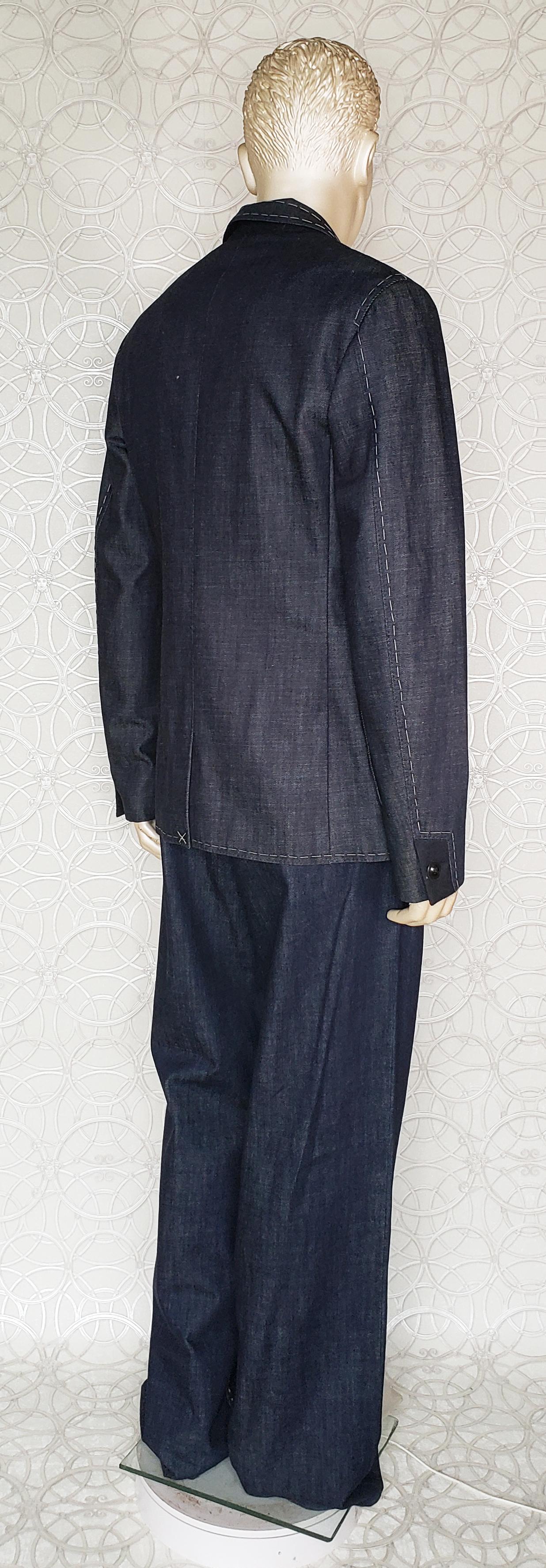 Uomo Look A/I 2015 #30 NUOVO SUIT VERSACE JEANS in vendita