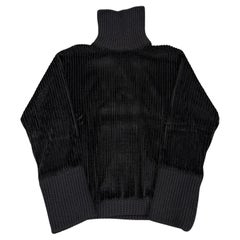 F/W2000-2001 Raf Simons ribbed knit turtleneck sweater