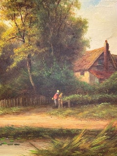 19th century English Cottage landscape