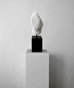 F04 Handmade Sculptural Bust On Wood Plinth by Object Atelier