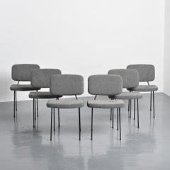 F0907 Moulin chairs by Pierre Paulin, Artifort circa 2000, Set of 6