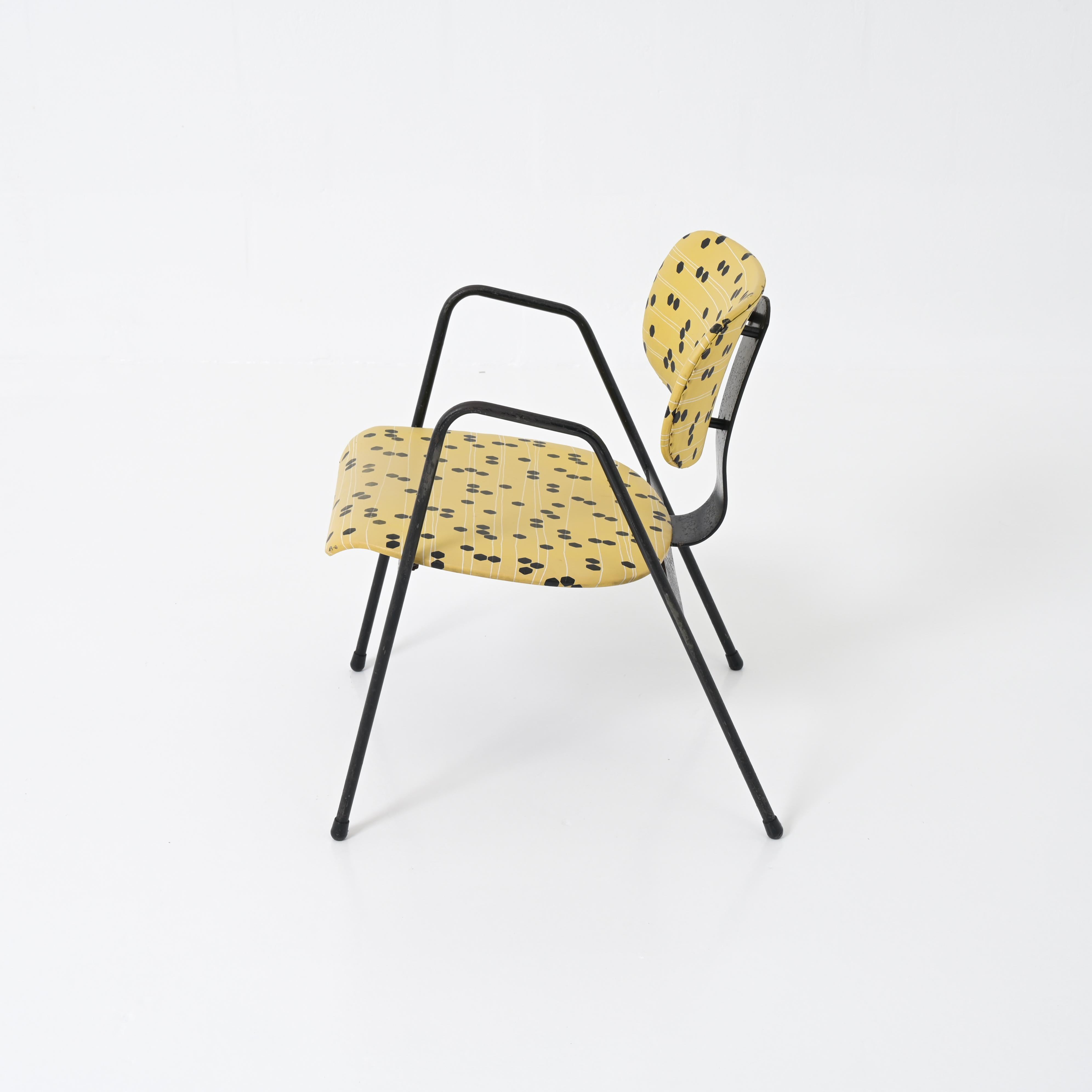 Sillón F1 de Willy Van Der Meeren para Tubax Metal en venta