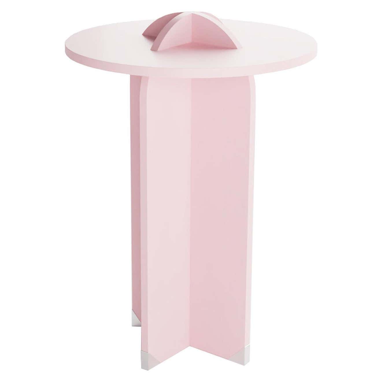 F4 TT01 Pink Side Table For Sale at 1stDibs
