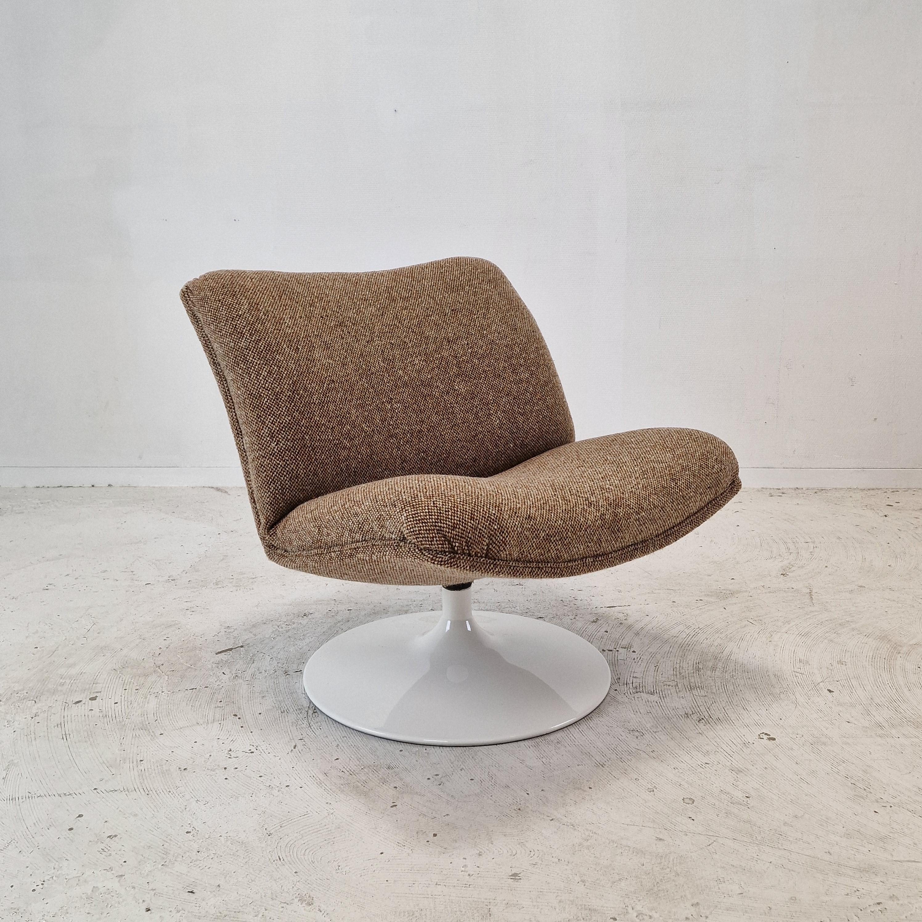 Woven F506 Lounge Chair by Geoffrey Harcourt for Artifort, 1970's For Sale