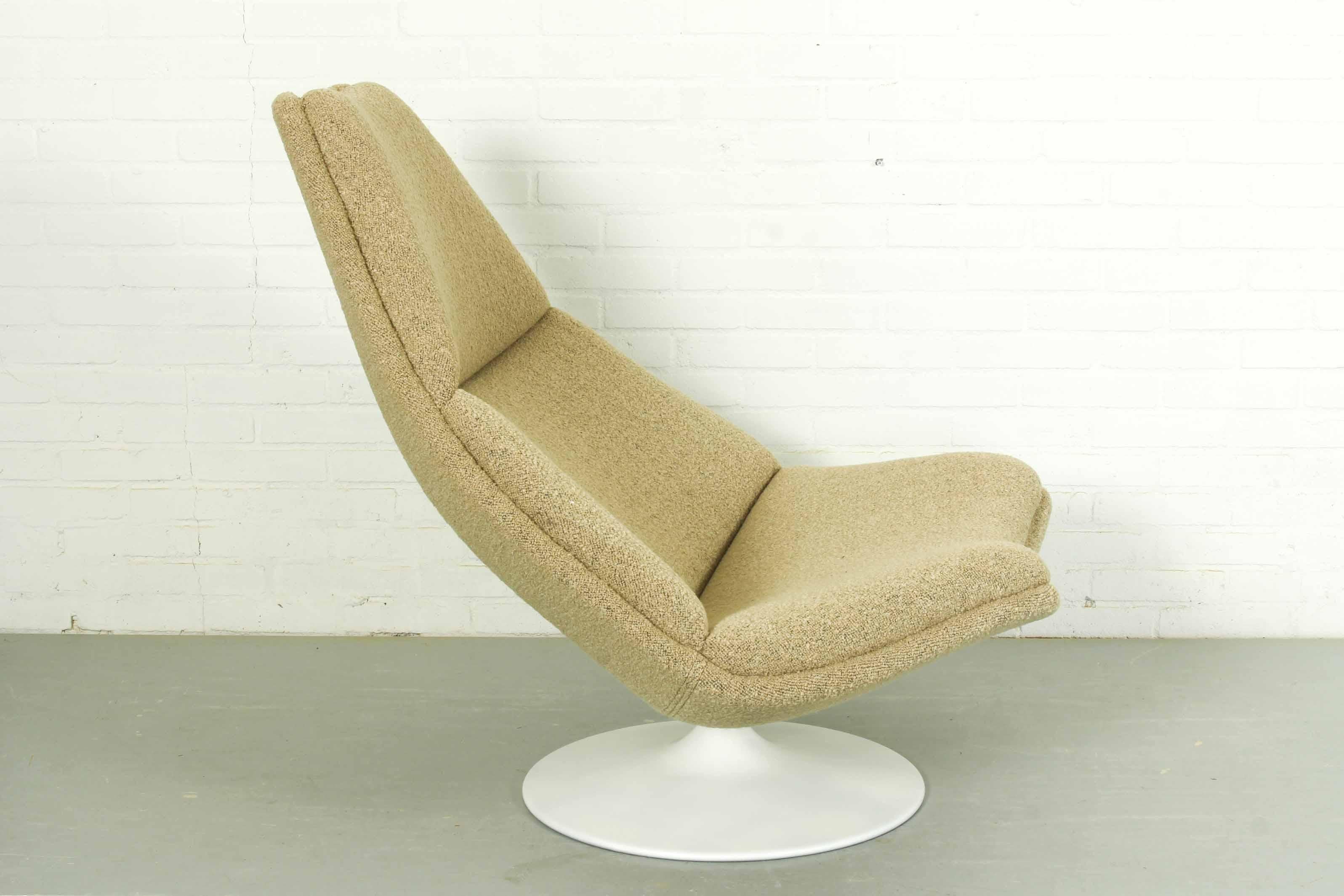 Dutch F511 by Geoffrey Harcourt for Artifort in Boucle Fabric