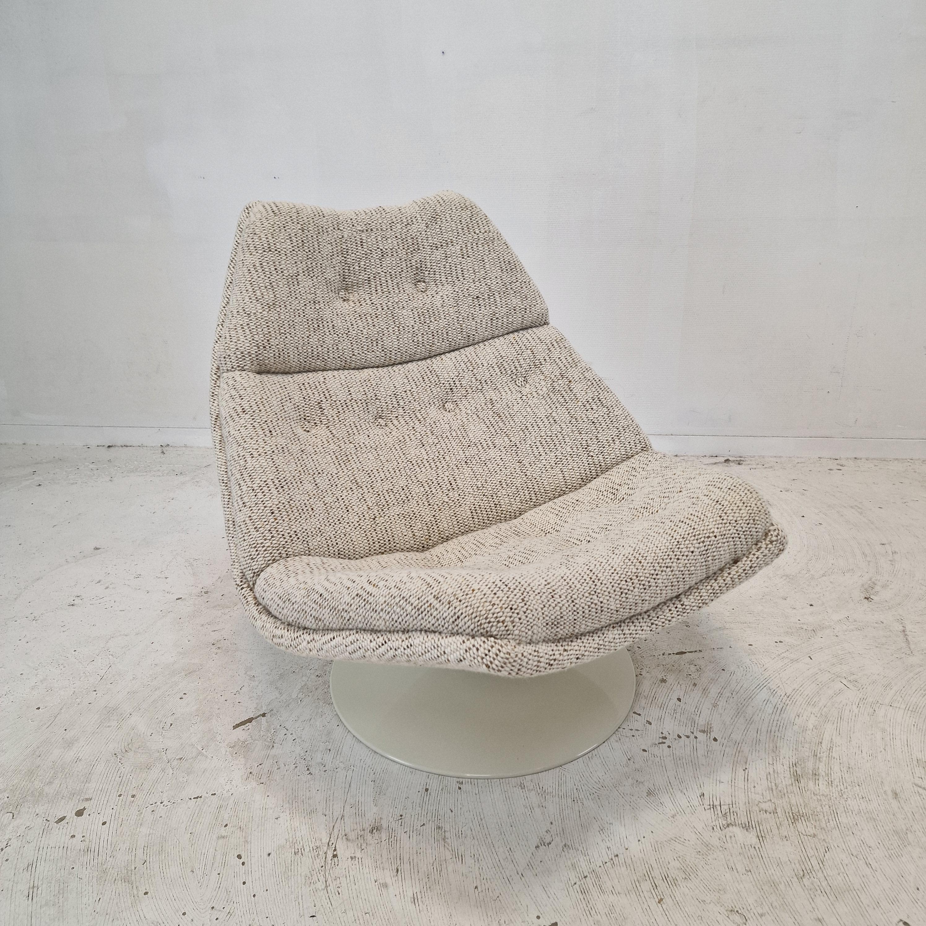 Mid-Century Modern F511 Lounge Chair by Geoffrey Harcourt for Artifort, 1960s For Sale