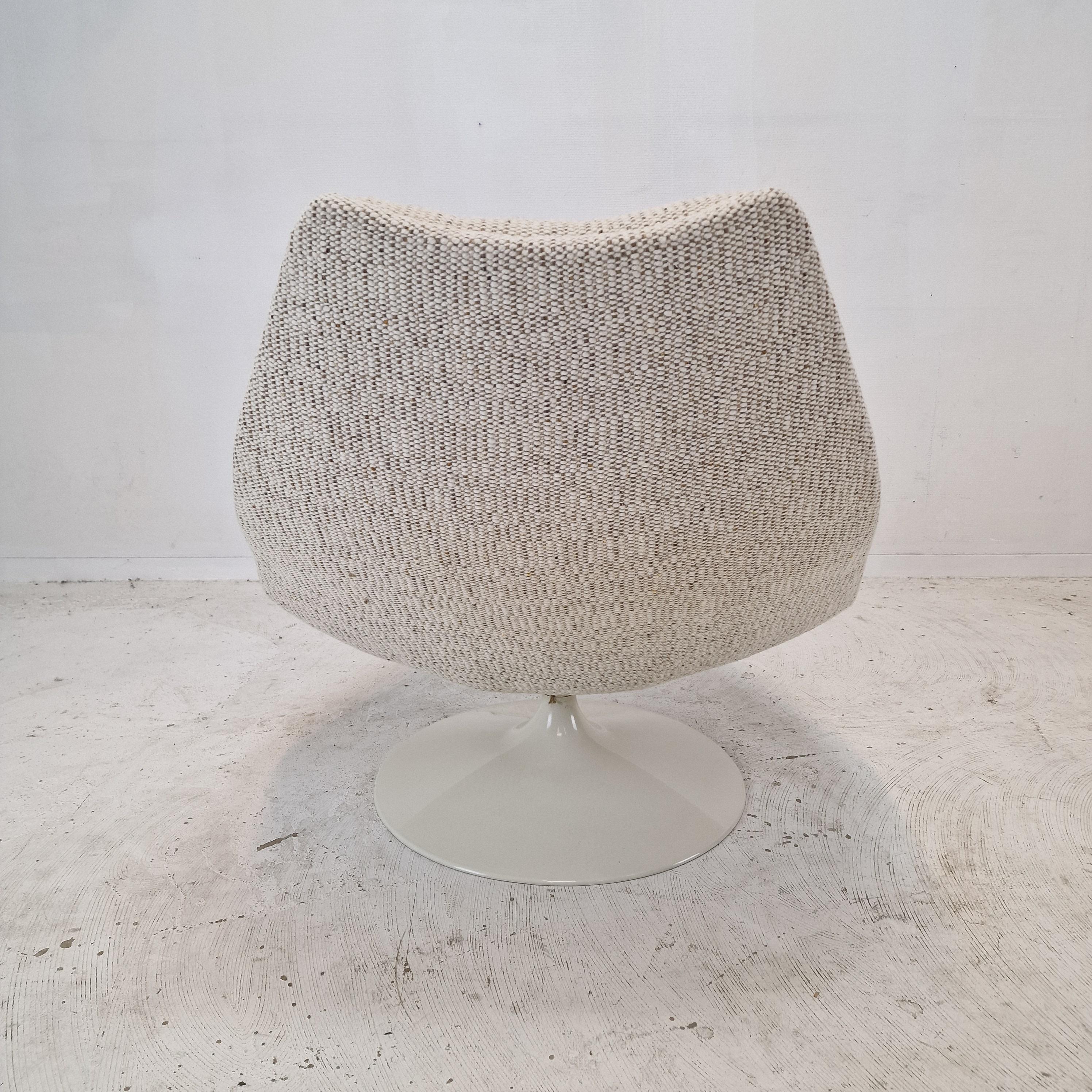 Fabric F511 Lounge Chair by Geoffrey Harcourt for Artifort, 1960s For Sale