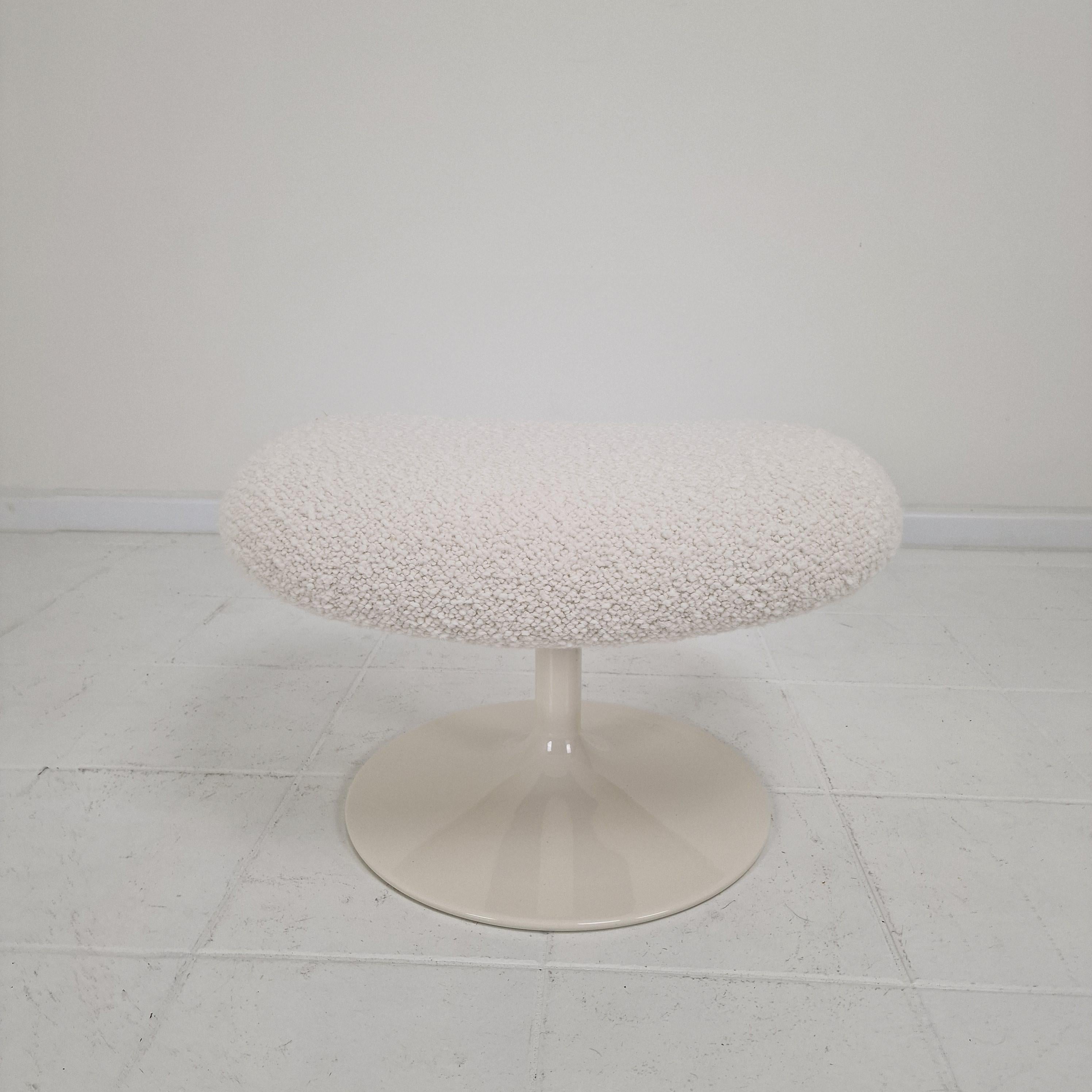 F518 Lounge Chair with Ottoman by Geoffrey Harcourt for Artifort, 1970s For Sale 7