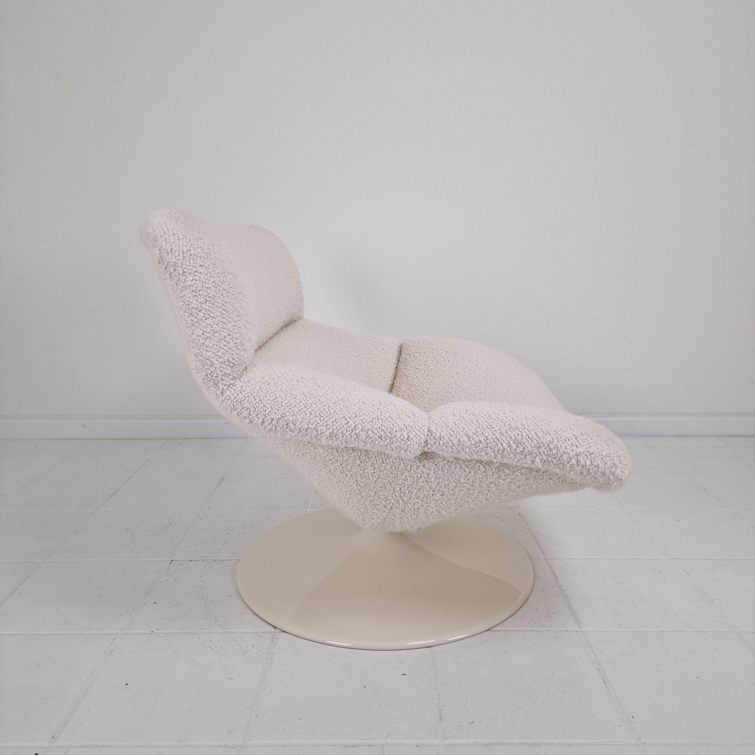 F518 Lounge Chair with Ottoman by Geoffrey Harcourt for Artifort, 1970s For Sale 2