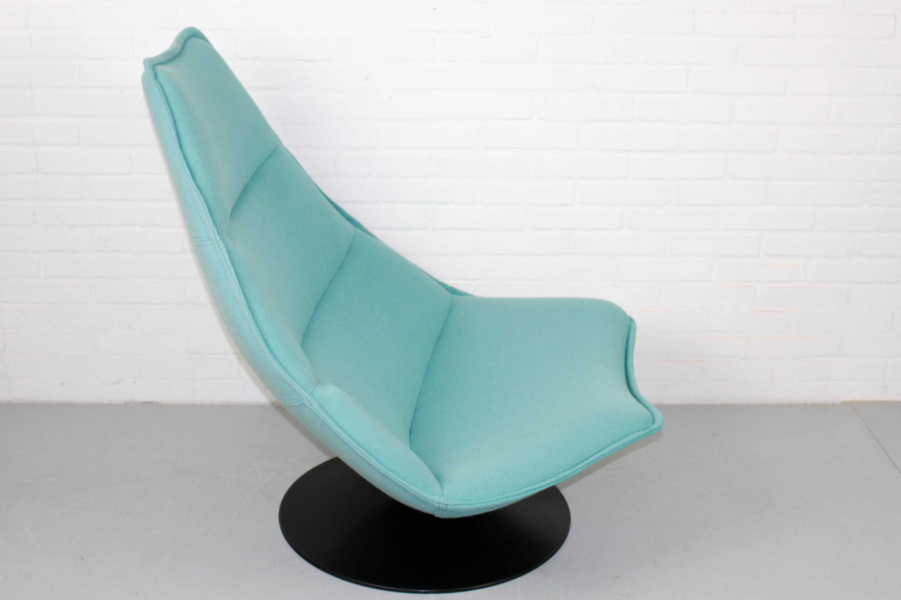Mid-Century Modern F585 Lounge Chair by Geoffrey Harcourt for Artifort, 1960s
