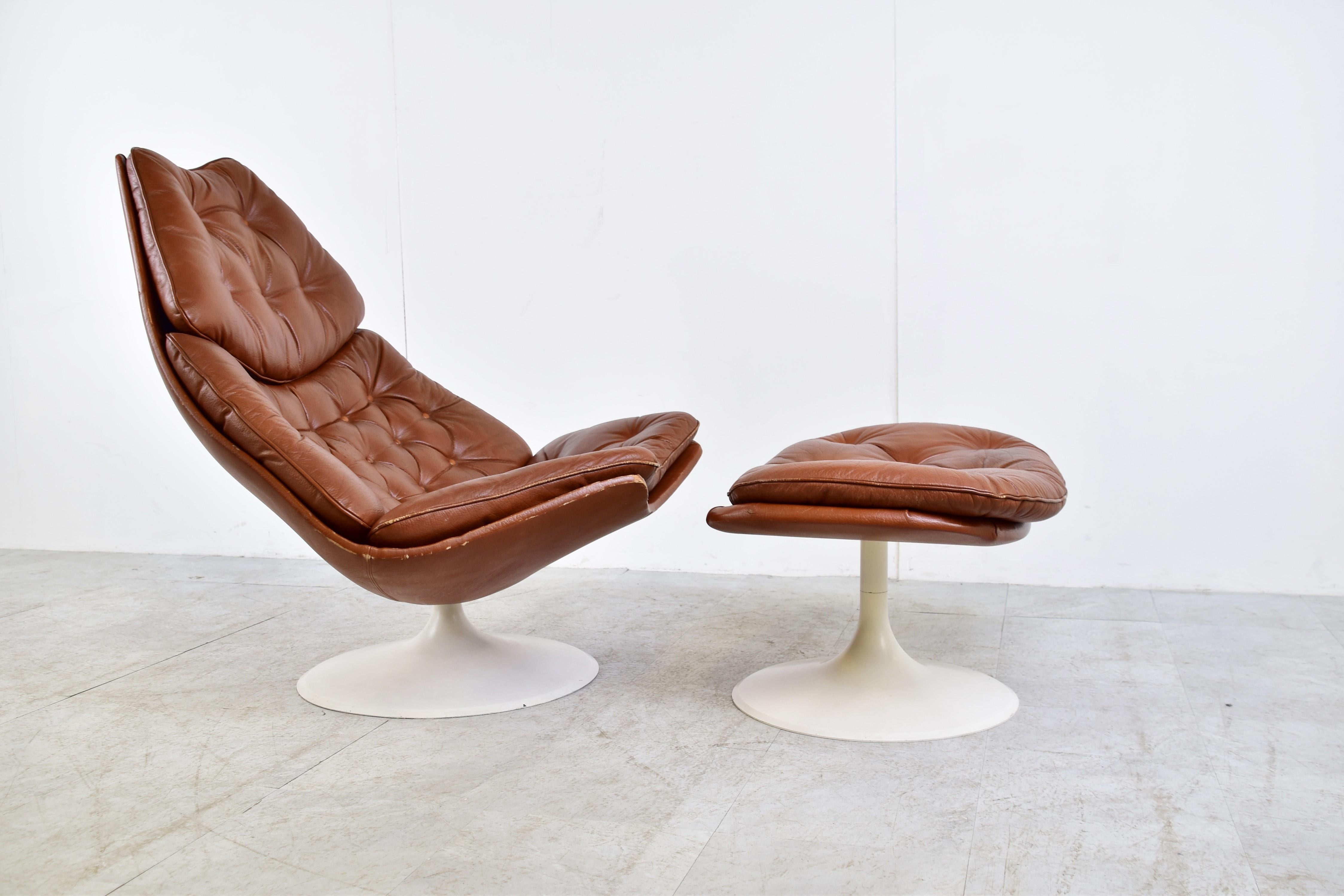 F588 Chair and Ottoman, Geoffrey Harcourt for Artifort 1960s 3