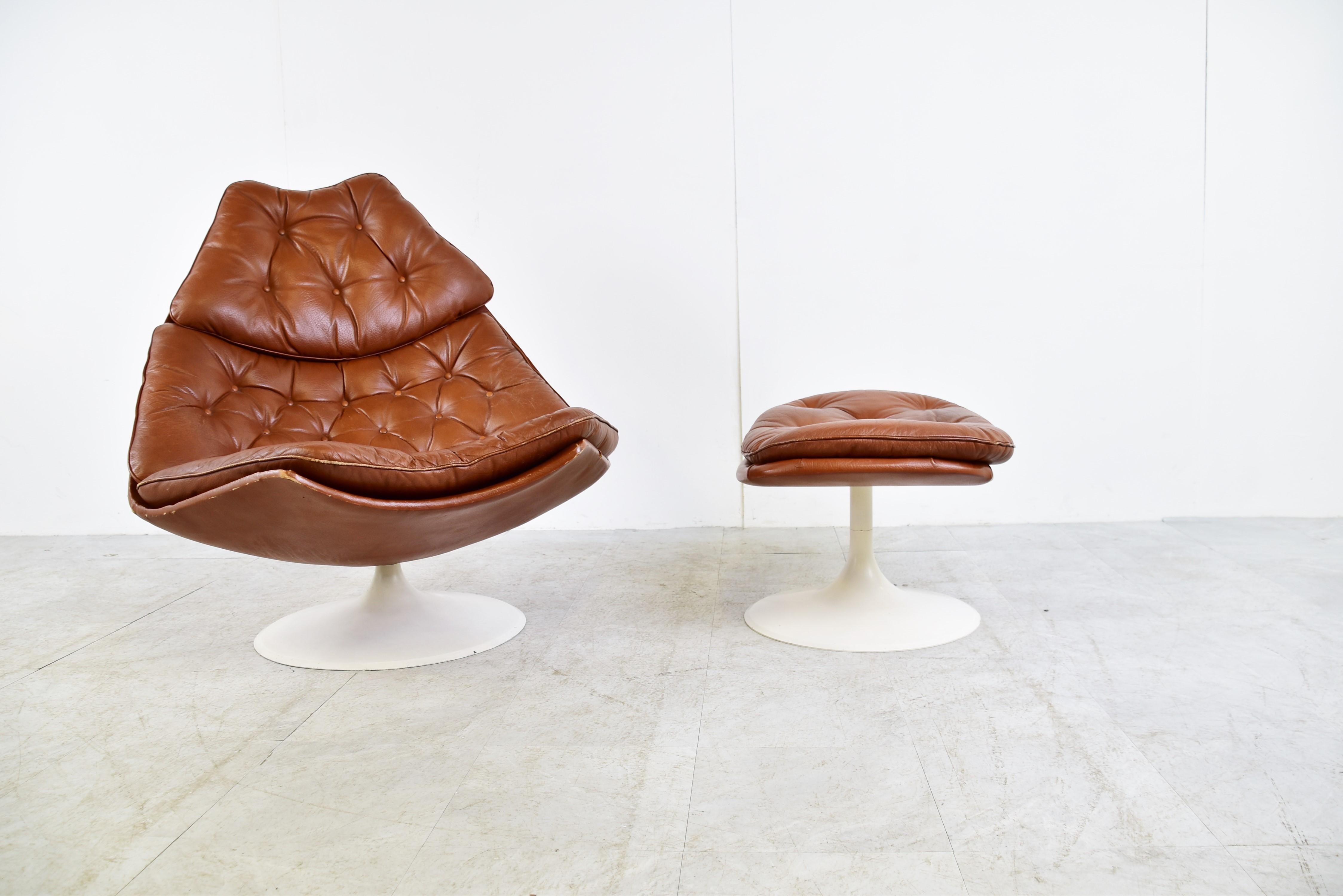 F588 Chair and Ottoman, Geoffrey Harcourt for Artifort 1960s 5