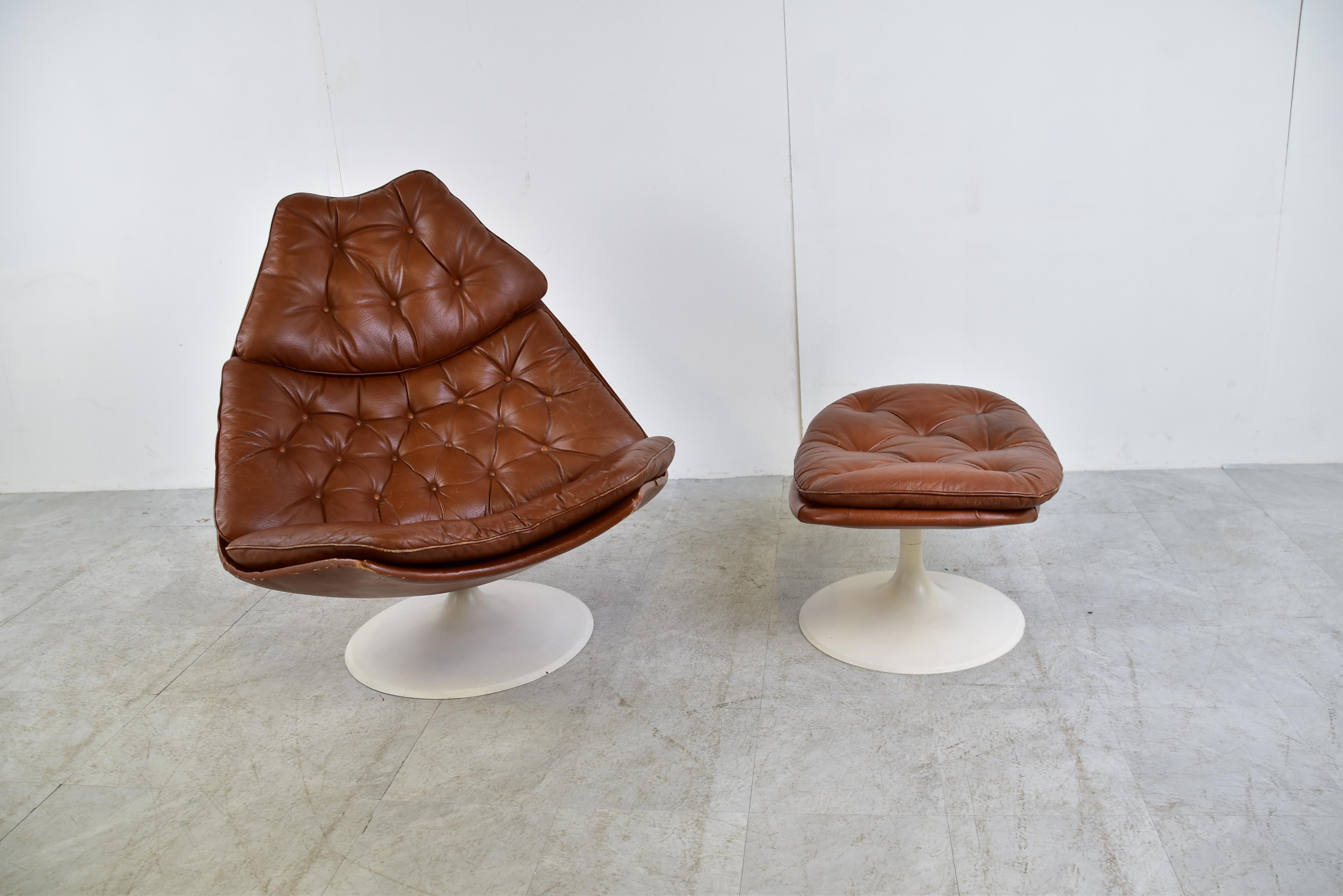 F588 Chair and Ottoman, Geoffrey Harcourt for Artifort 1960s 6