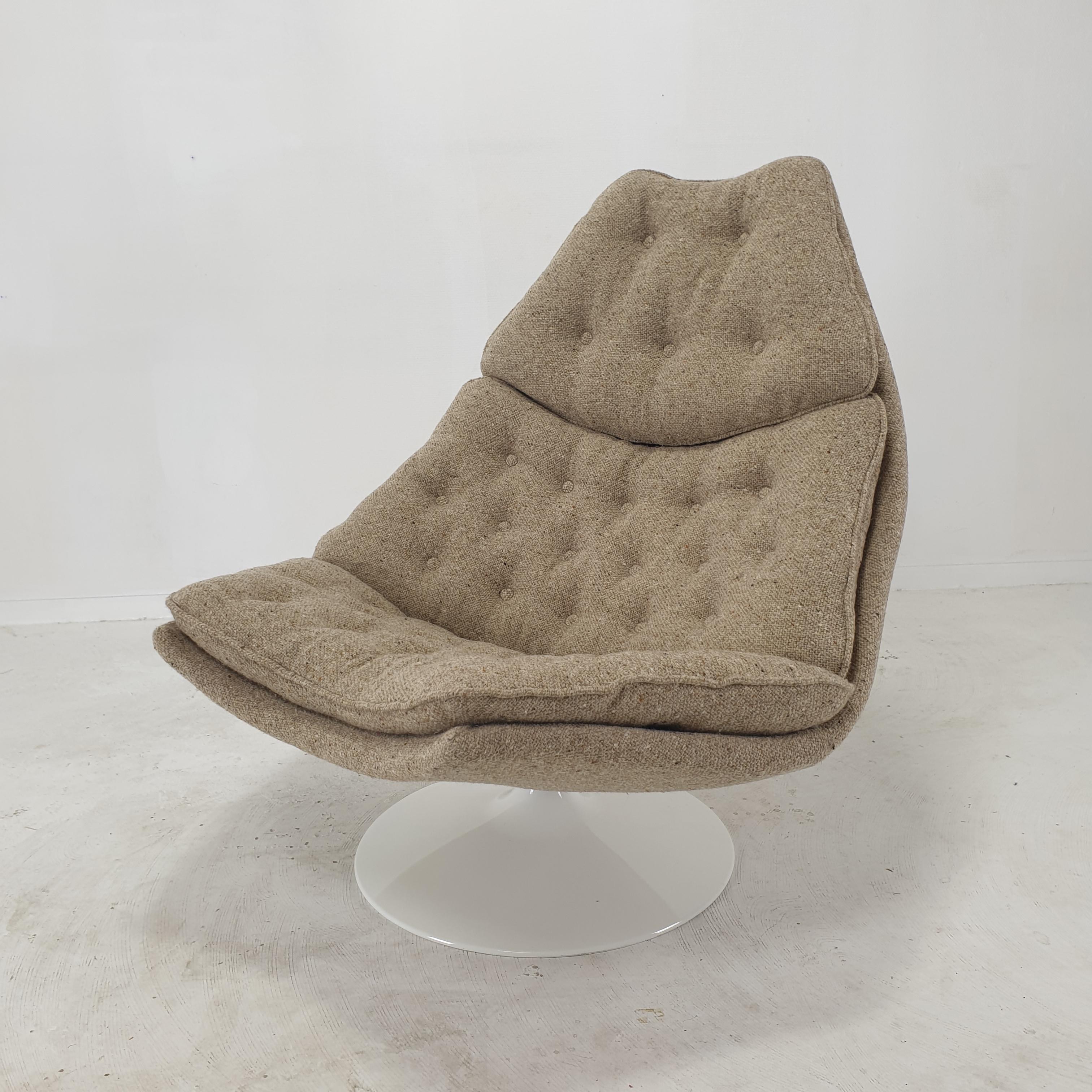 Mid-Century Modern F588 Lounge Chair by Geoffrey Harcourt for Artifort, 1960s For Sale