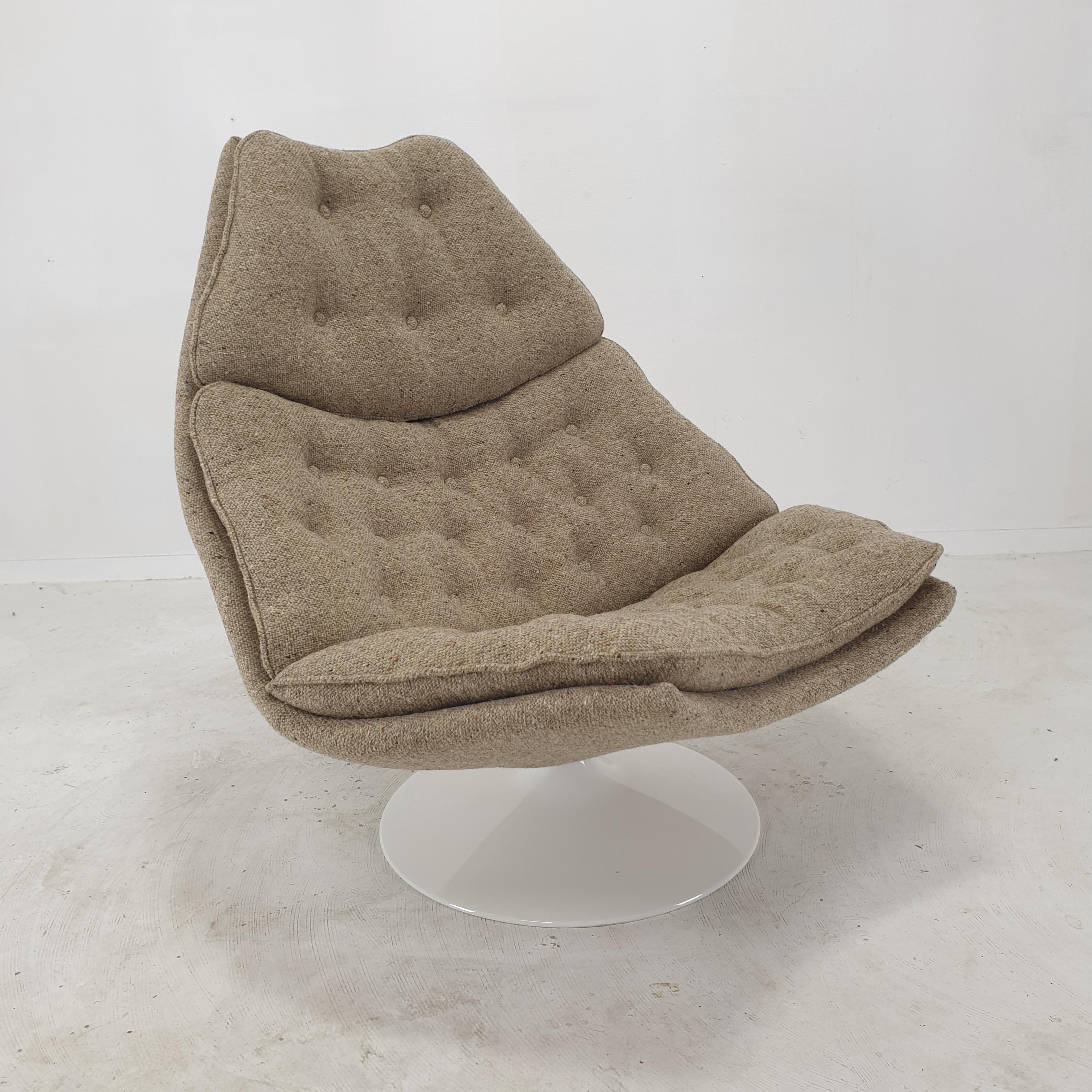Woven F588 Lounge Chair by Geoffrey Harcourt for Artifort, 1960s For Sale