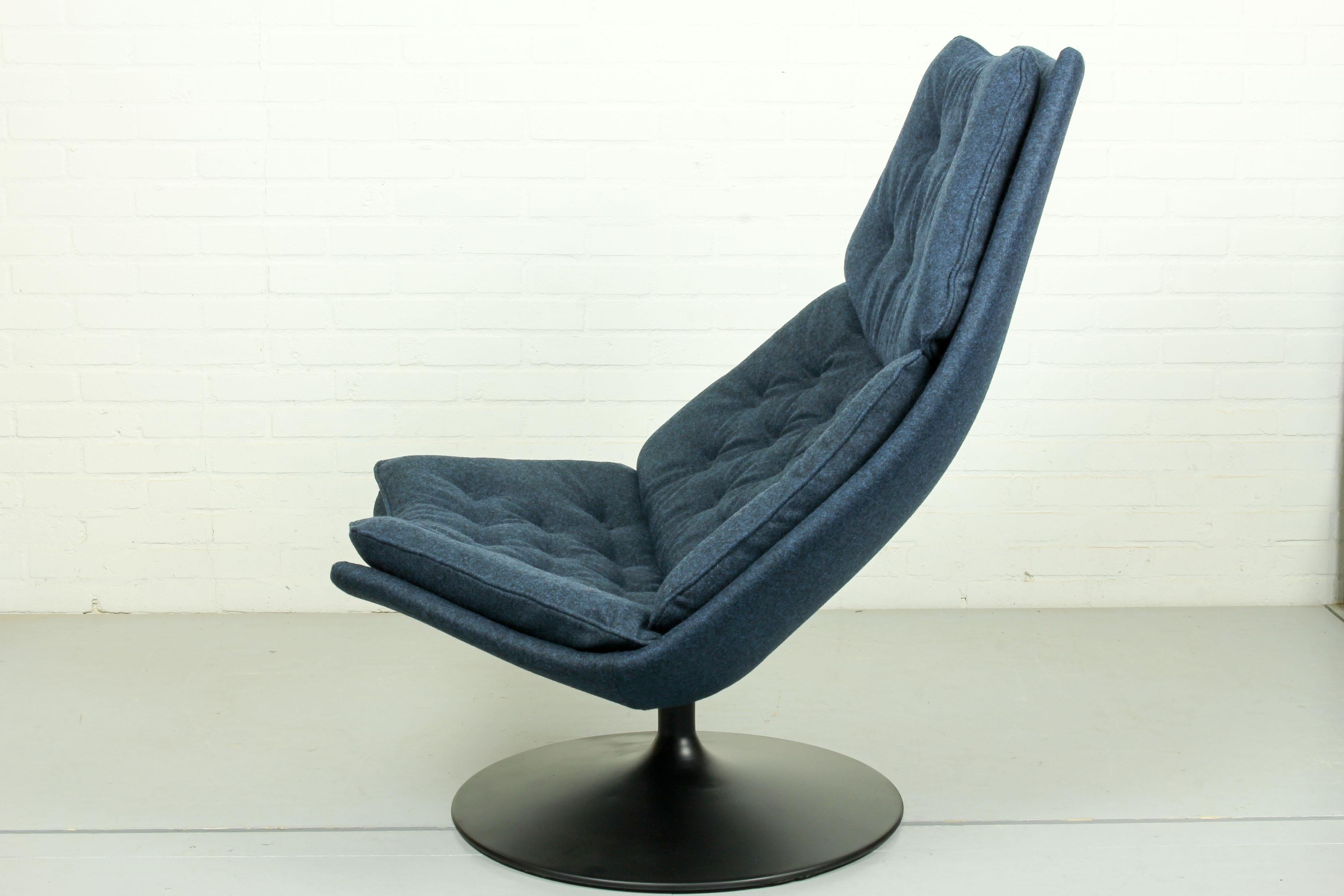 Wool F588 Lounge Chair Designed by Geoffrey Harcourt for Artifort