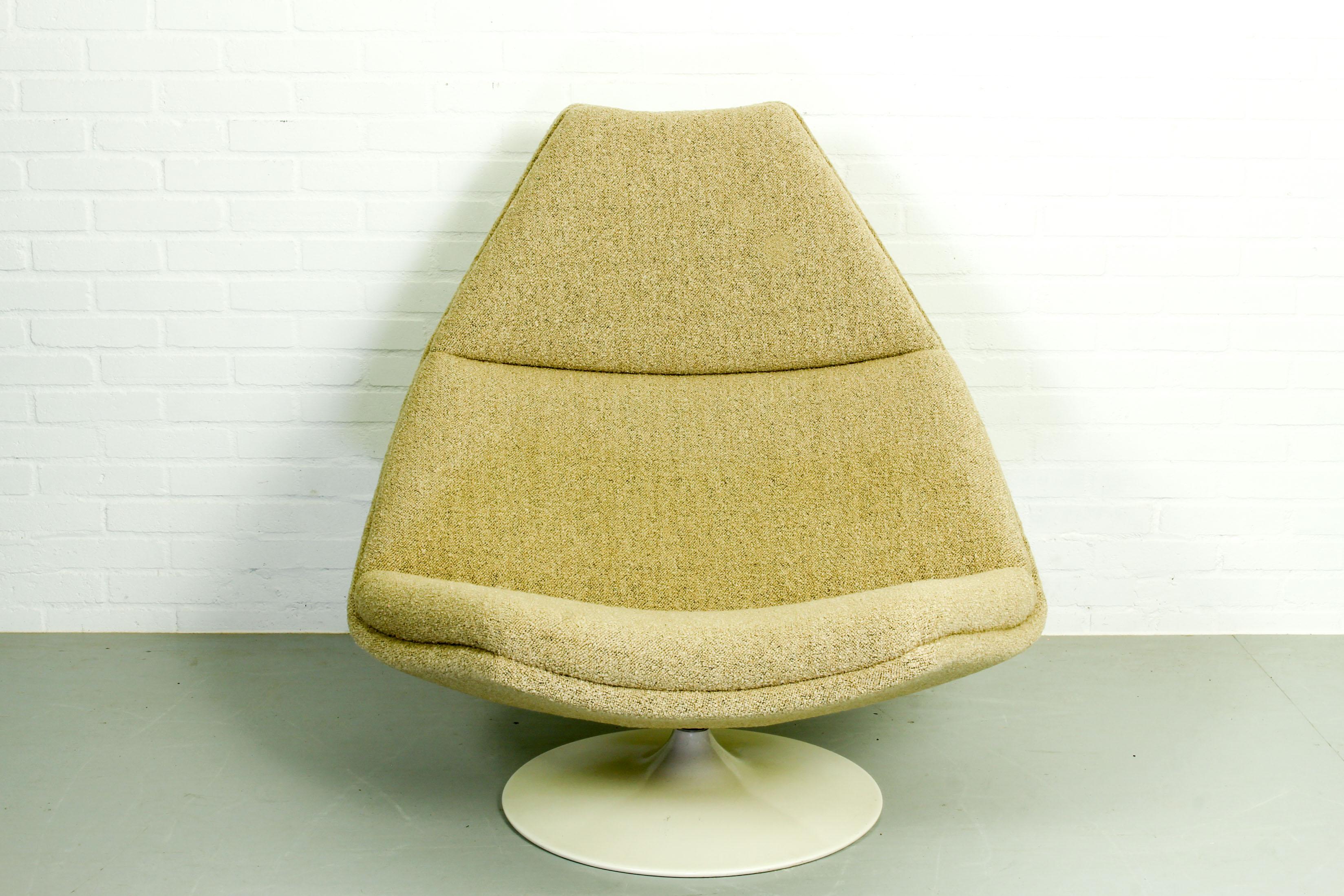 Mid-Century Modern F590 Lounge Chair Designed by Geoffrey Harcourt for Artifort