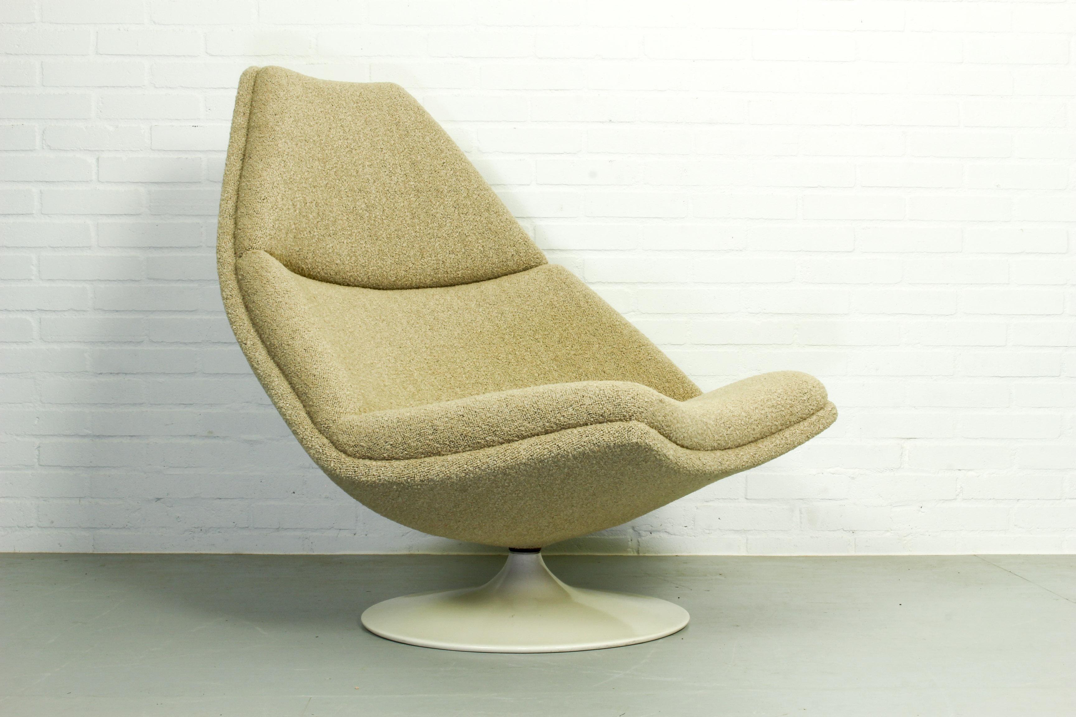 Dutch F590 Lounge Chair Designed by Geoffrey Harcourt for Artifort
