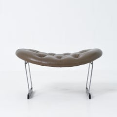 F592 Otomana de piel de Geoffrey Harcourt para Artifort