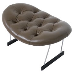 F592 Otomana de piel de Geoffrey Harcourt para Artifort