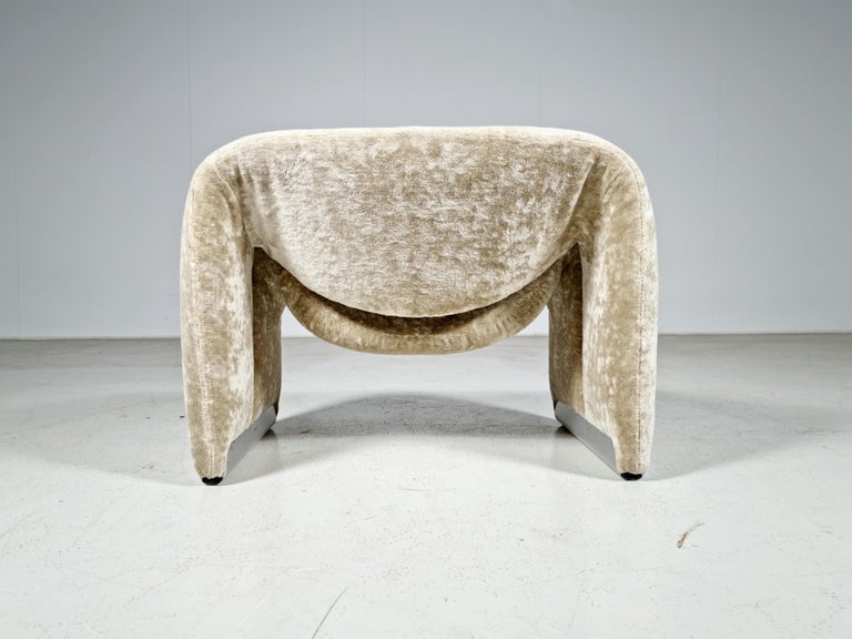 Mid-Century Modern F598 Groovy 'M' Chair by Pierre Paulin for Artifort, 1980s